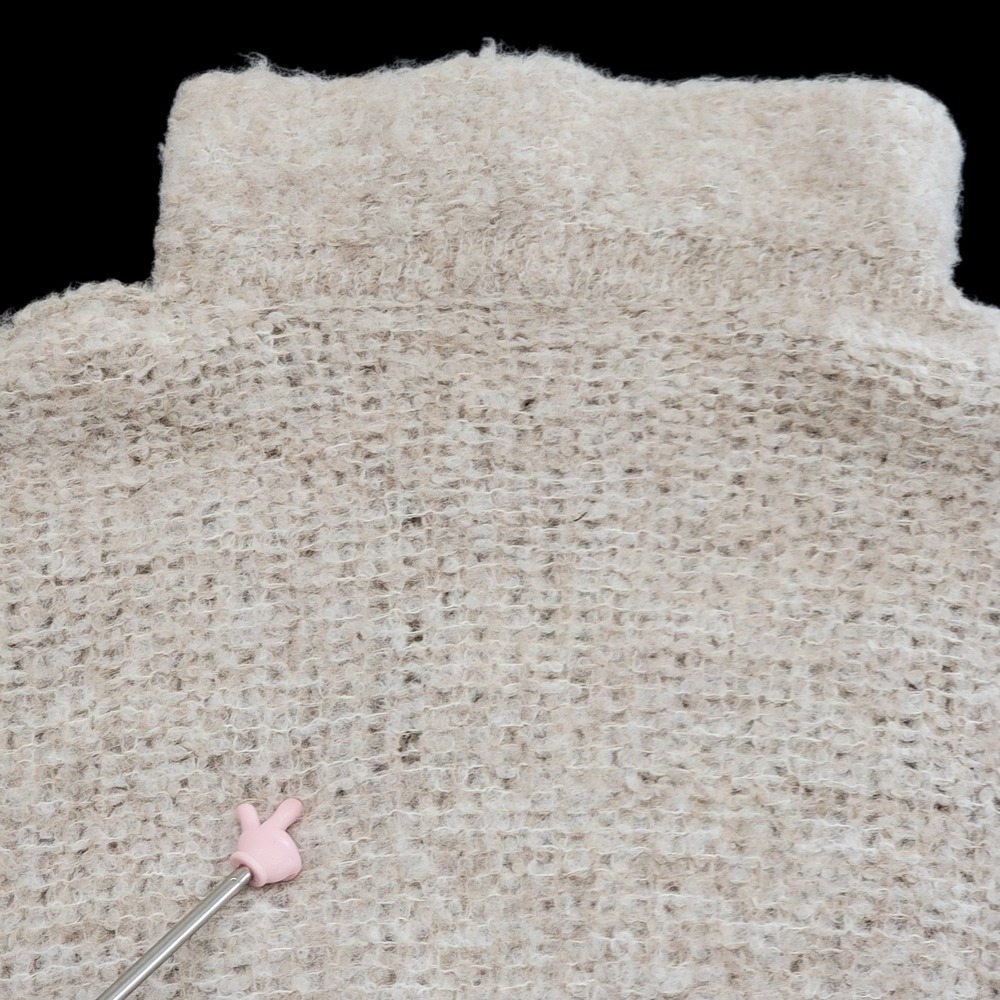Free People Women XS She's All That Sweater Blue Alpaca Blend Turtleneck Peru - Picture 11 of 12